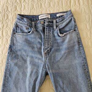 Denim Forum The Twiggy High Rise Flare Jeans 28L Size 25